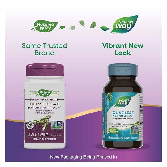 Olive Leaf Standardized, 60 Veg Capsules, NWA