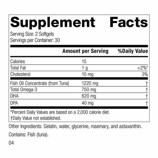 Olprima DHA, 60 Softgels, SP