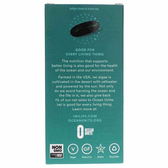 Omega-3 EPA + DHA 30 Softgels, IWI