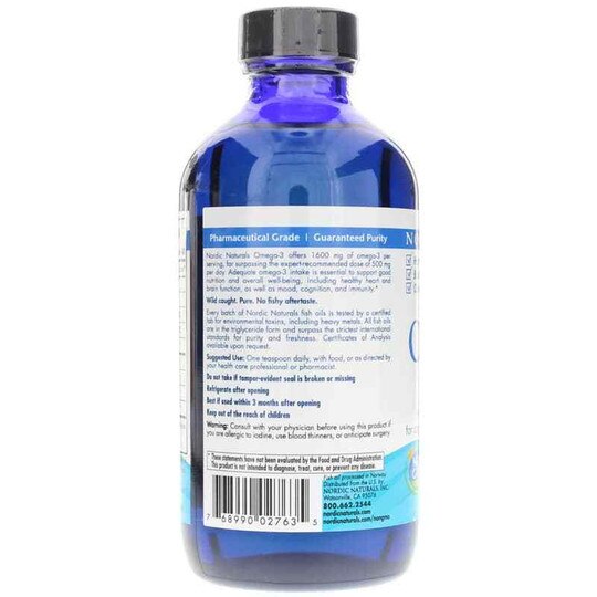 Omega3 Liquid Lemon, Nordic Naturals