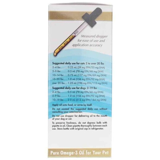 Omega-3 Pet Liquid Cats & Small Dogs, 2 Oz, NRN