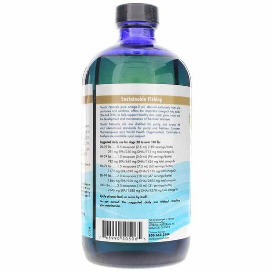 Omega-3 Pet Liquid Large to Very Large Dogs, 16 Oz, NRN