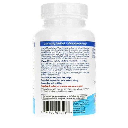 Omega-3 Phospholipids, 60 Softgels, NRN