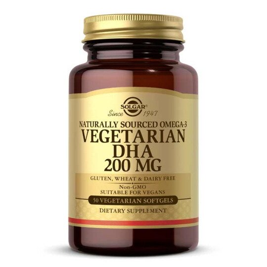 Omega-3-Vegetarian DHA-200 Mg, 50 Veg Softgels, SLG
