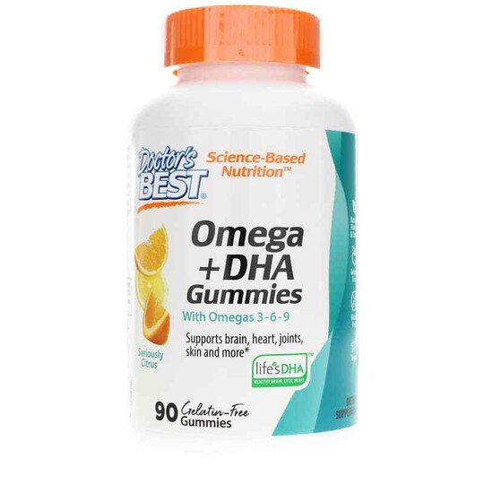 Omega + DHA Gummies, Doctors Best