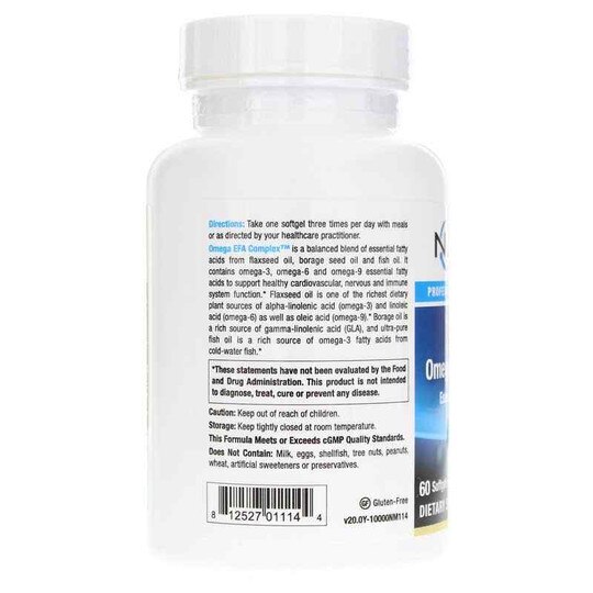 Omega EFA Complex, 60 Softgels, NUM