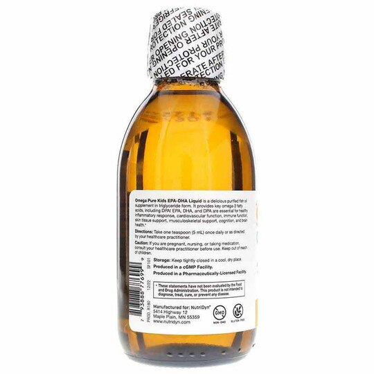 Omega Pure Kids EPA-DHA Liquid, 6.7 Oz, ND