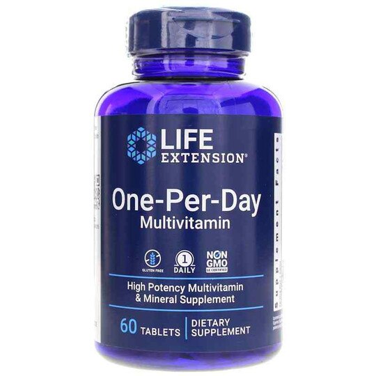 One-Per-Day Multivitamin, 60 Tablets, LFE