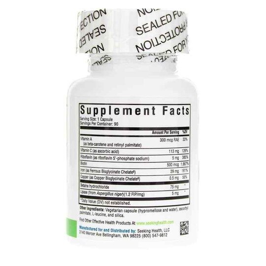 Optimal Iron With Cofactors, 90 Veg Capsules, SKH