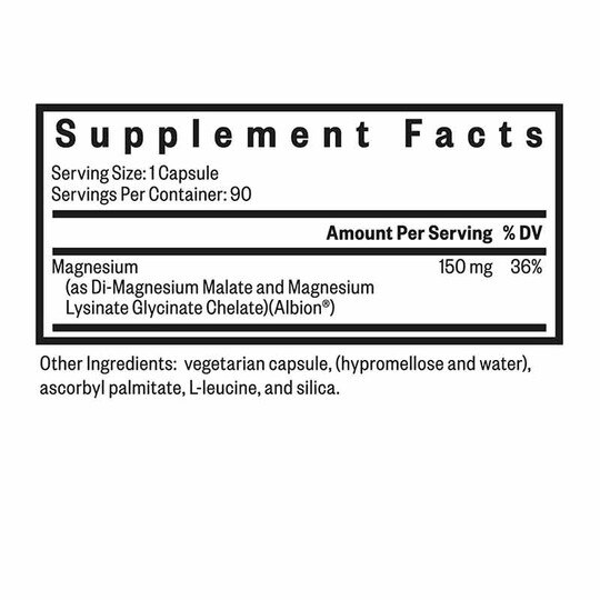 Optimal Magnesium 150 Mg, 100 Veg Capsules, SKH