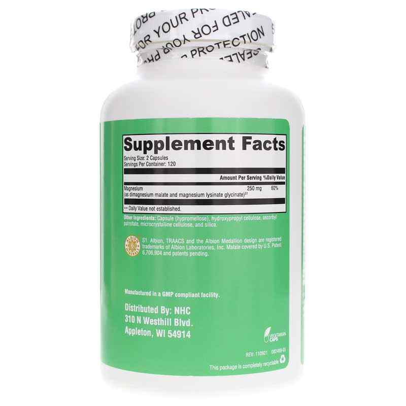 Optimal Magnesium 250 Mg, Natural Healthy Concepts