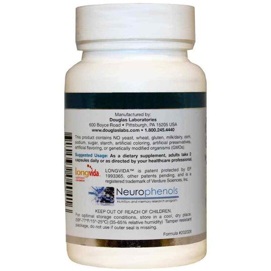 Optimized Curcumin with Neurophenol, 60 Veg Capsules, DGL