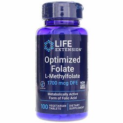 Optimized Folate, 1700 mcg DFE, 100 vegetarian tablets