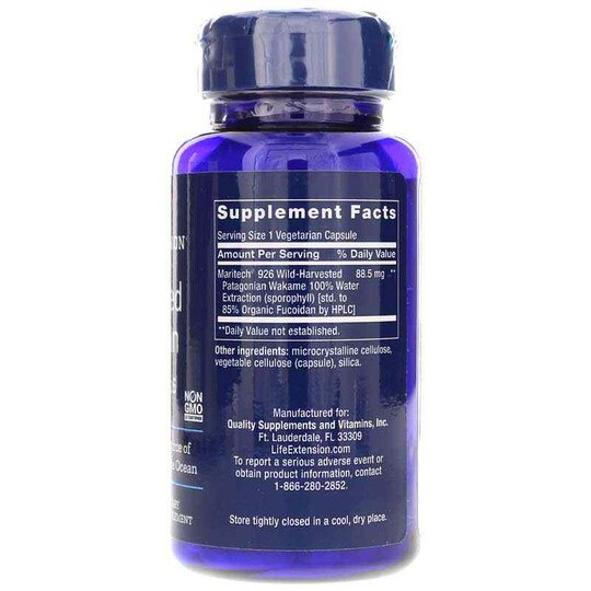 Optimized Fucoidan with Maritech 926, 60 Veg Capsules, LFE