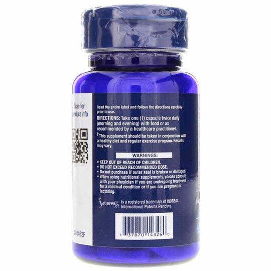 Optimized Saffron with Satiereal, 60 Veg Capsules, LFE