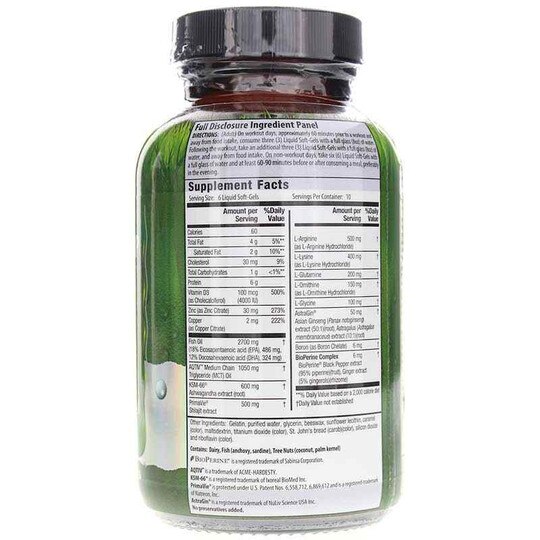 Optimum-Strength Testosterone UP Pro-Growth, 60 Liquid Softgels, IRN