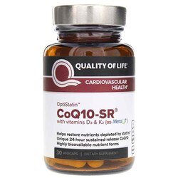 OptiStatin CoQ10-SR with D3 & K2