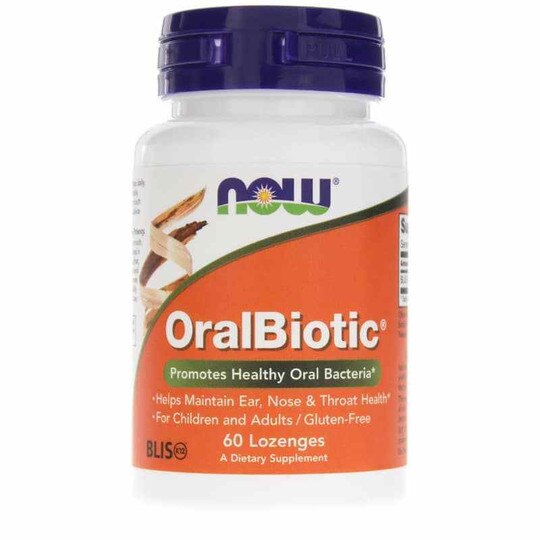 OralBiotic, 60 Lozenges, NOW