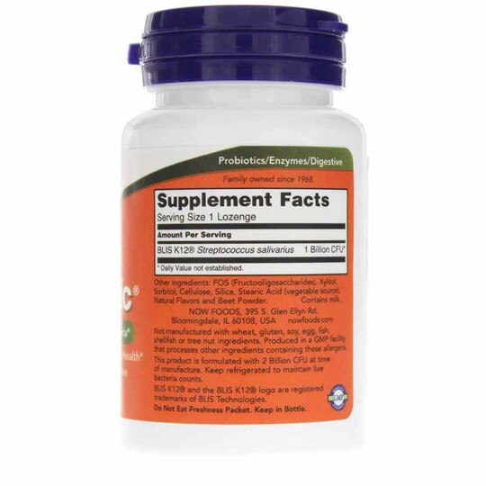OralBiotic, 60 Lozenges, NOW