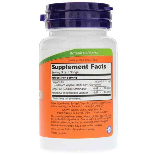 Oregano Oil, 90 Softgels, NOW