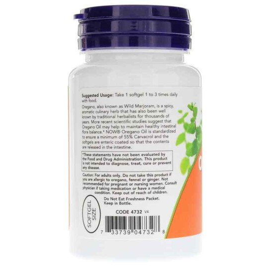 Oregano Oil, 90 Softgels, NOW