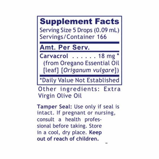 Oregano Oil, .5 Oz, PRL