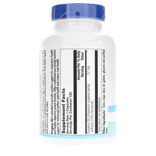 Oregano Oil Capsules, 120 Capsules, NBG