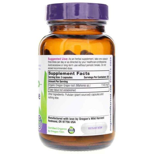 Oregon Grape, 90 Vegan Capsules, OWH