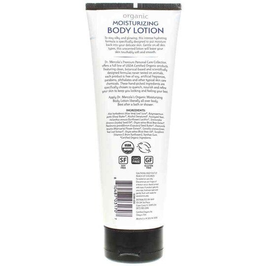 Organic Body Lotion Unscented, Dr. Mercola
