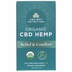 Organic CBD Hemp Relief & Comfort Caplets 20 Mg 1