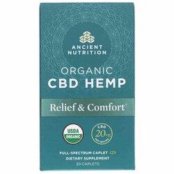 Organic CBD Hemp Relief & Comfort Caplets 20 Mg