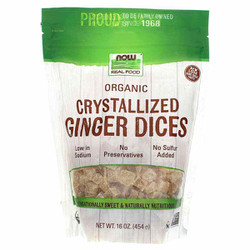 Organic Crystallized Ginger Dices 1
