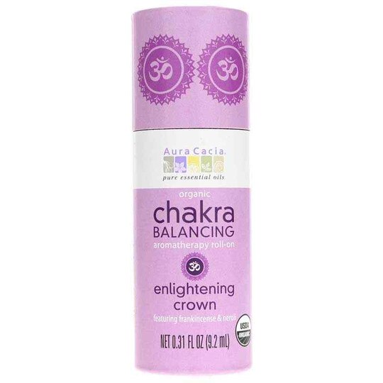 Organic Enlightening Crown Chakra Balancing Roll On, .31 Oz, AUC