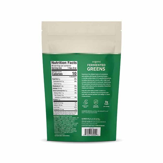 Organic Fermented Greens, 9.5 Oz, DRM