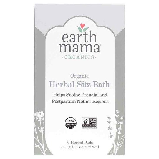 Organic Herbal Sitz Bath, 6 Pads, ERMO