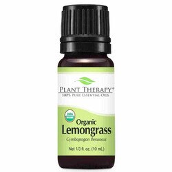 Organic Lemongrass Essential Oil