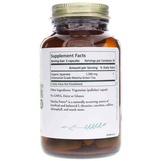 Organic Matcha Power Capsules, 90 Veg Capsules, PSY