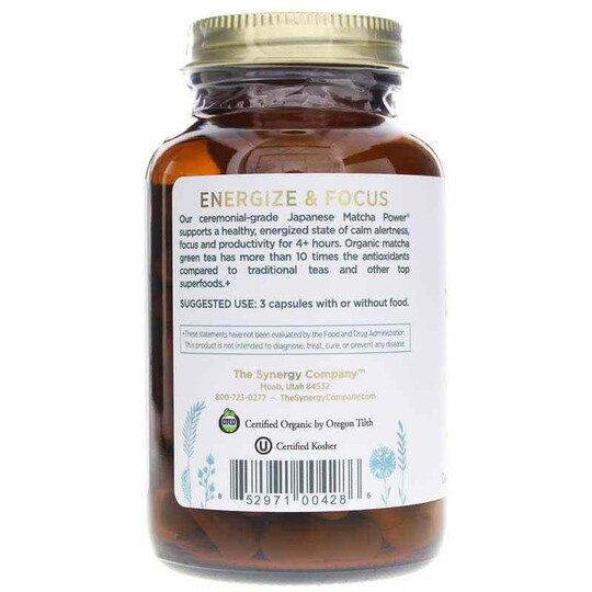 Organic Matcha Power Capsules, 90 Veg Capsules, PSY