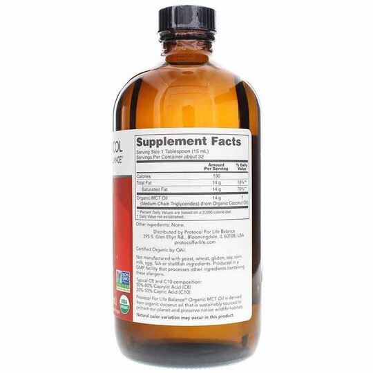 Organic MCT Oil, 16 Oz, PFLB