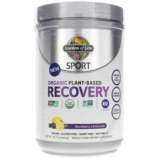 Organic Plant-Based Recovery Blackberry Lemonade, 15.7, GOLS