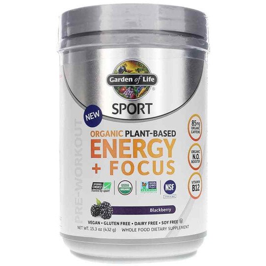 Organic Plant-Based Energy + Focus, GOLS