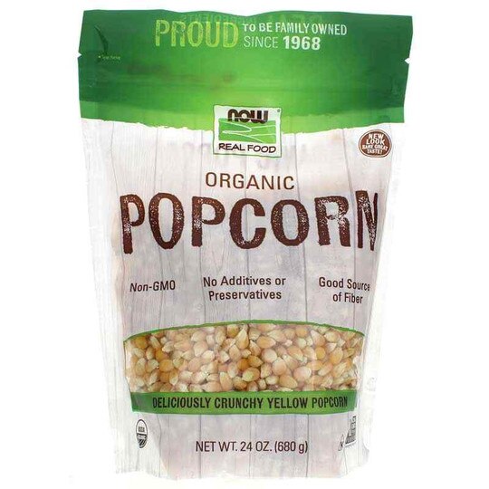 Organic Popcorn, NOW Foods