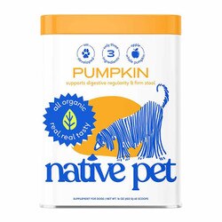 Organic Pumpkin Fiber Powder, Digestive Supplement For Dogs