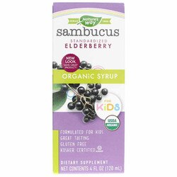 Organic Sambucus for Kids Standardized Elderberry Syrup 1