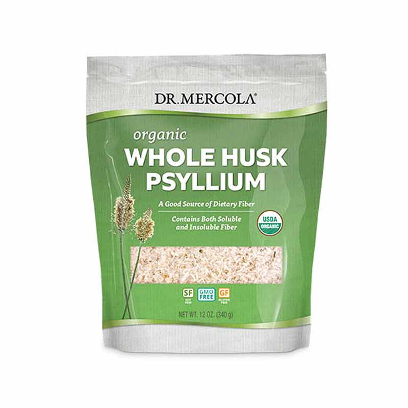 Organic Whole Husk Psyllium, Dr. Mercola