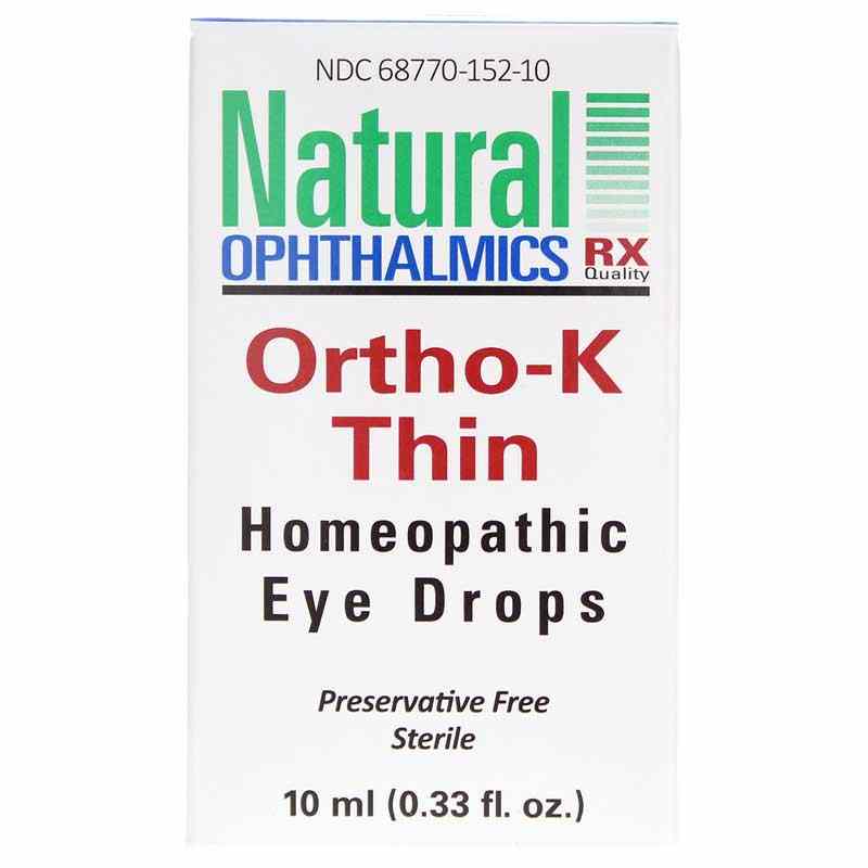 OrthoK Thin (Daytime) Homeopathic Eye Drops, Natural Ophthalmics