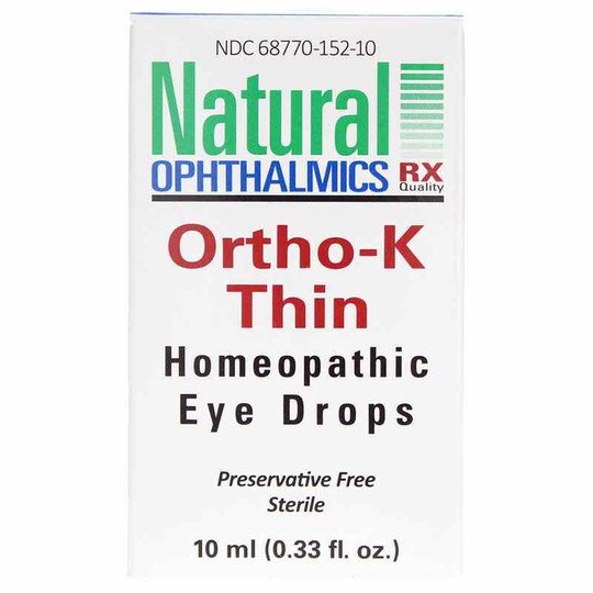 Ortho-K Thin (Daytime) Homeopathic Eye Drops, .33 Oz, NTO