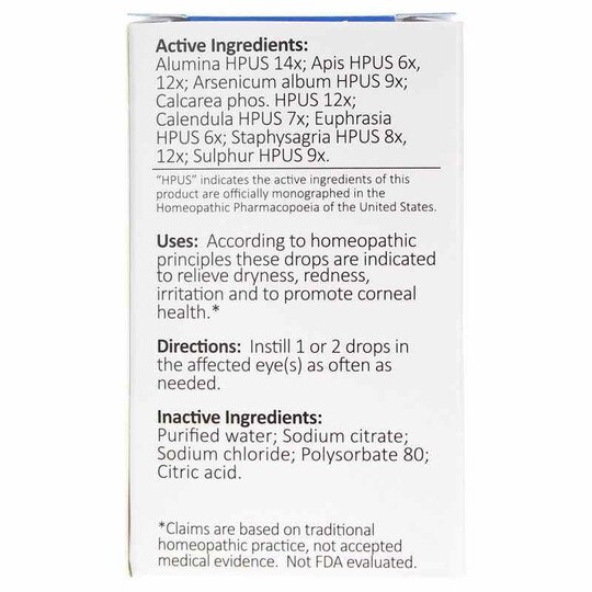 Ortho-K Thin (Daytime) Homeopathic Eye Drops, .33 Oz, NTO