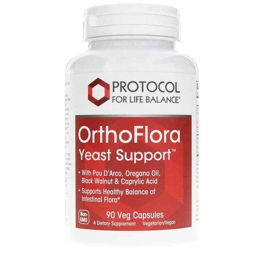 OrthoFlora Yeast Support, 90 Veg Capsules, PFLB