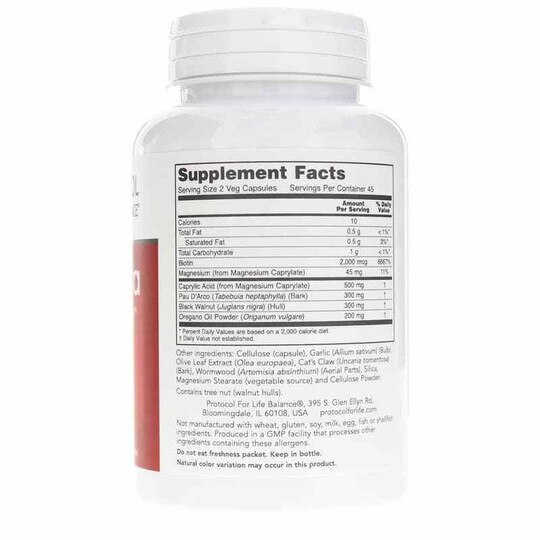 OrthoFlora Yeast Support, 90 Veg Capsules, PFLB